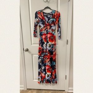 A Pea in the Pod maternity floral 3/4 sleeve dress, XS